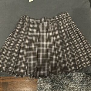Plaid grey Aerie skirt